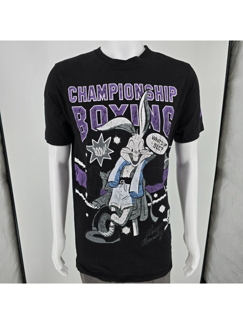WCKD Good x Looney Tunes Bugs Bunny Championship Boxing Graphic T-Shirt (M)